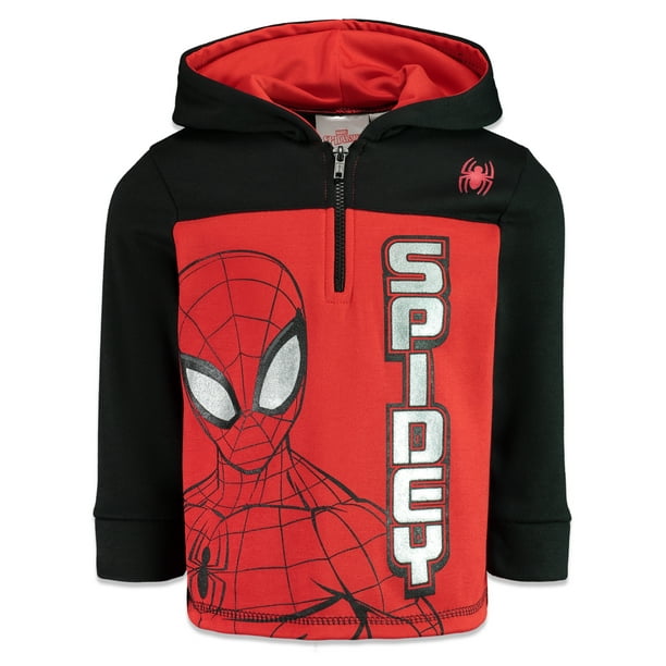 Spider-Man Little Boys Zip Hoodie & Pant Fleece Set 